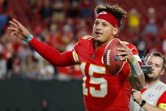 Kansas City Chiefs quarterback Patrick Mahomes